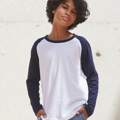 Kids long sleeve baseball T Thumbnail