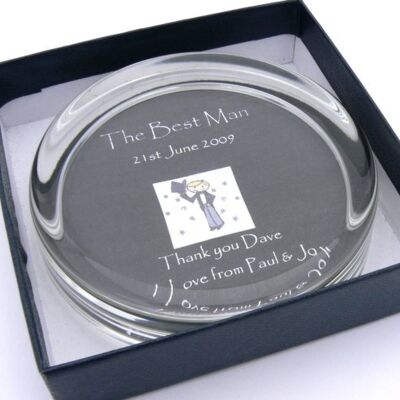 Personalised Paper weight 70MM Thumbnail