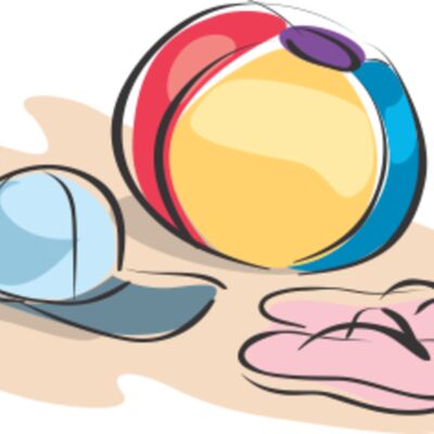 beachball sandals cap Thumbnail