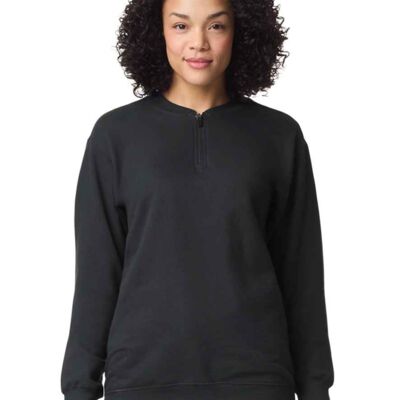 Gildan SoftStyle® Midweight Fleece 1/4 Zip Sweatshirt Thumbnail