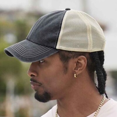 Beechfield 6 Panel Vintage Trucker Cap Thumbnail