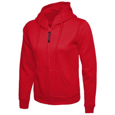 Ladies Classic Full Zip Hooded Sweatshirt Thumbnail